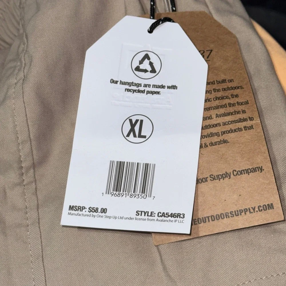 Avalanche Outdoor Supply Hiking Shorts Womens XL Tan Peach 2 Pk CA546R3 NWT - Picture 8 of 12